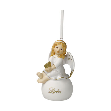 Goebel - Kerst | Kersthanger Engel Bel Liefde | Porselein - 9cm - 2025