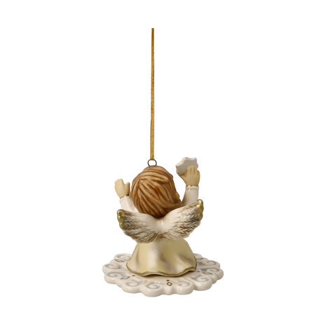 Goebel - Kerst | Kersthanger Engel Mijn eerste dag | Aardewerk - 6cm - 2025