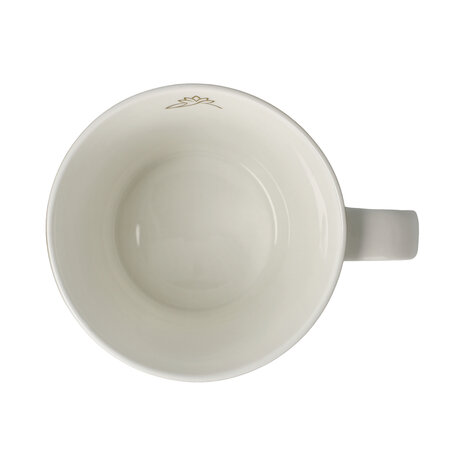Goebel - Lotus | Koffie / Thee Mok Levensbloem wit | Beker - porselein - 350ml - 2 stuks