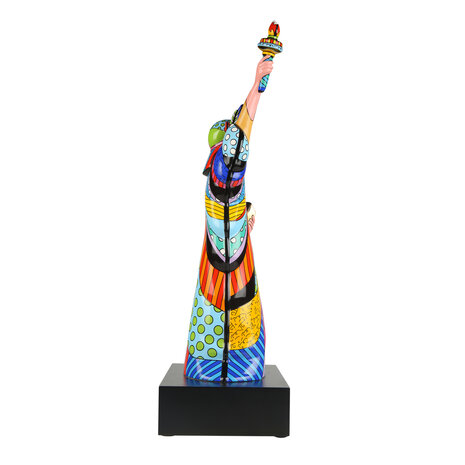 Goebel - Romero Britto | Decoratief beeld Liberty | Porselein - 69cm - Limited Edition