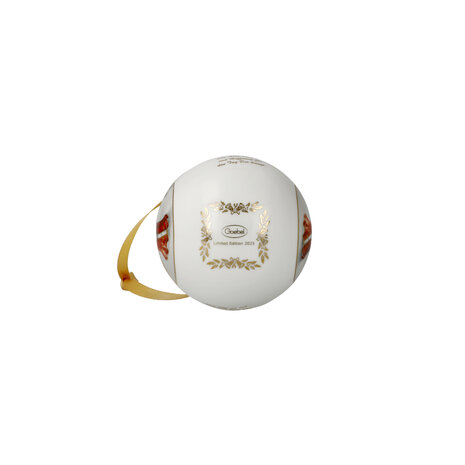 Goebel - Kerst | Kersthanger Engel Jaarlijkse bal 2025 | Porselein - 7cm