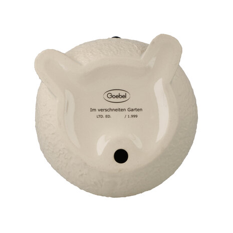 Goebel - Kerst | Decoratief beeld Sneeuwpop - In de besneeuwde tuin | Aardewerk - 22cm - Limited Edition - 2025