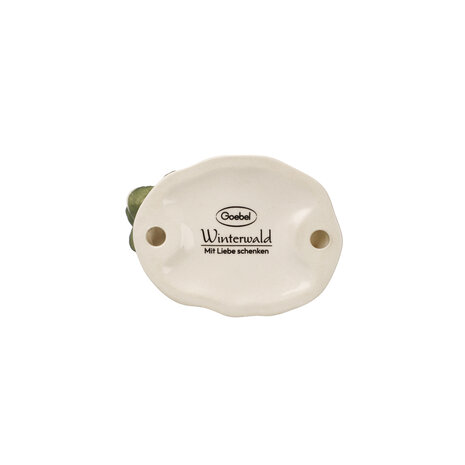 Goebel - Kerst | Decoratief beeld Meisje - Geef met liefde | Aardewerk - 14cm - 2025