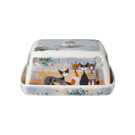 Goebel - Rosina Wachtmeister | Botervloot Tempi felici | Porselein - bewaardoos - 14cm