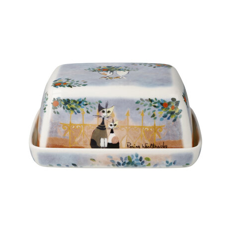 Goebel - Rosina Wachtmeister | Botervloot Tempi felici | Porselein - bewaardoos - 14cm