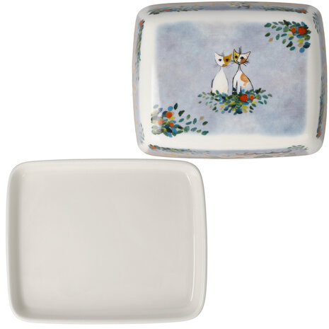 Goebel - Rosina Wachtmeister | Botervloot Tempi felici | Porselein - bewaardoos - 14cm