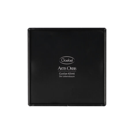 Goebel-Gustav Klimt | Boîte à thé L'Arbre de Vie | Métal - 11cm - boîte de rangement