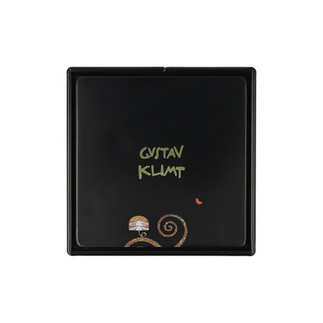 Goebel-Gustav Klimt | Boîte à thé L'Arbre de Vie | Métal - 11cm - boîte de rangement