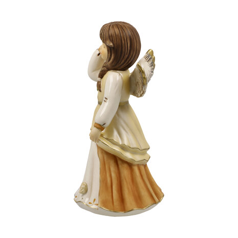 Goebel - Kerst | Decoratief beeld Engel Verkleed voor het festival | Aardewerk - 15cm - 2025