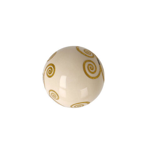 Goebel - Gustav Klimt | Kerstbal De Levensboom | Porselein - 8cm - met echt goud