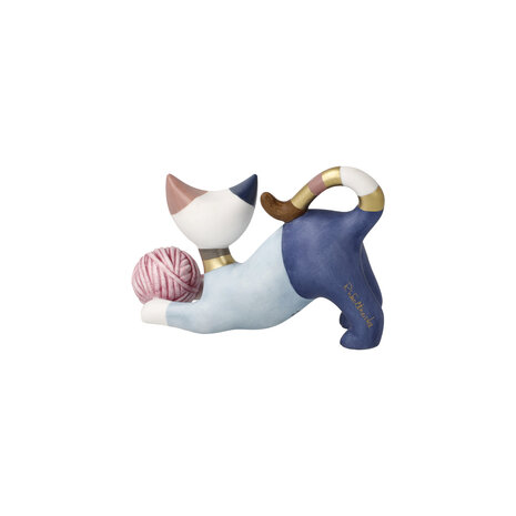 Goebel - Rosina Wachtmeister | Decoratief beeld / figuur Gioco col gomitolo | Porselein - 10cm - 2026