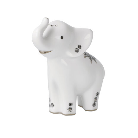 Goebel - Elephant | Decoratief beeld Kamili | Porselein - 11cm - olifant - met kristal