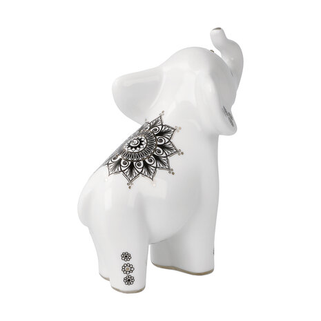 Goebel - Elephant | Decoratief beeld Kamili | Porselein - 11cm - olifant - met kristal
