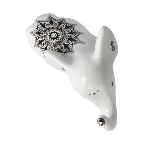 Goebel - Elephant | Decoratief beeld Roho | Porselein - 16cm - olifant - met kristal