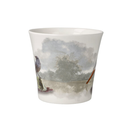 Goebel - Vogels | Koffie / Thee Mok Vogel van het jaar 2025 Roodstaart | Beker - porselein - 350ml - 2 stuks