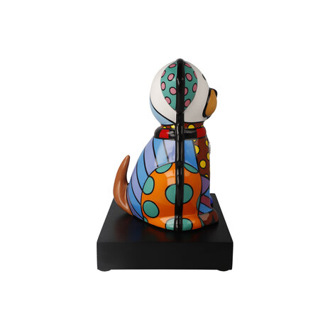 Goebel - Romero Britto | Decoratief beeld Baby Blue 29 | Porselein - Pop Art - 29cm - hond - Limited Edition
