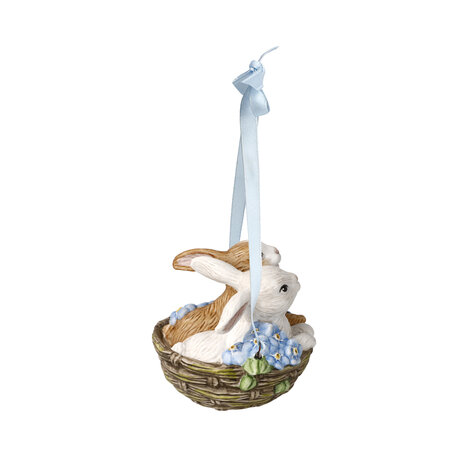 Goebel - Pasen | Decoratief beeld Natuurlijke Haas - Jaarhaas 2026 ornament | Porselein - 8cm - Paashaas