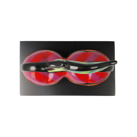 Goebel - Romero Britto | Decoratief beeld Cherries | Porselein - Pop Art - 18cm