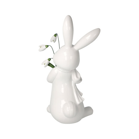 Goebel - P&acirc;ques | Figurine d&eacute;corative Li&egrave;vre de Blanche-Neige - Bienvenue au printemps | Porcelaine - 30 cm - 2026