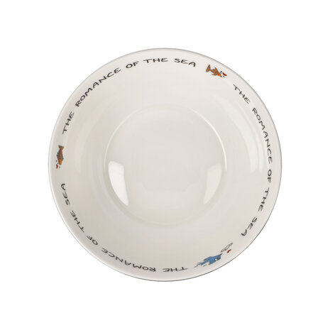 Goebel - James Rizzi | Kom The Romance of the Sea | Schaal - 15cm - porselein - 2 stuks