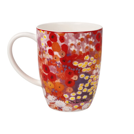 Goebel - Rosina Wachtmeister | Koffie / Thee Mok Prato fiorito colorato | Beker - porselein - 400ml - 2 stuks