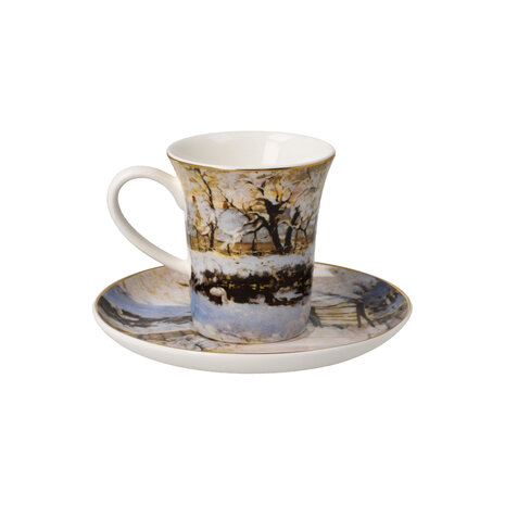 Goebel &ndash; Claude Monet | Espressotasse mit Untertasse Die Elster