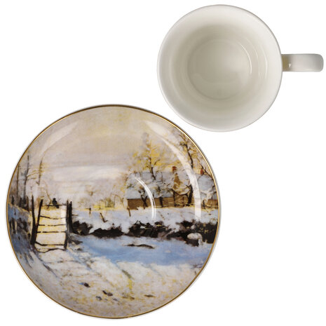 Goebel &ndash; Claude Monet | Espressotasse mit Untertasse Die Elster