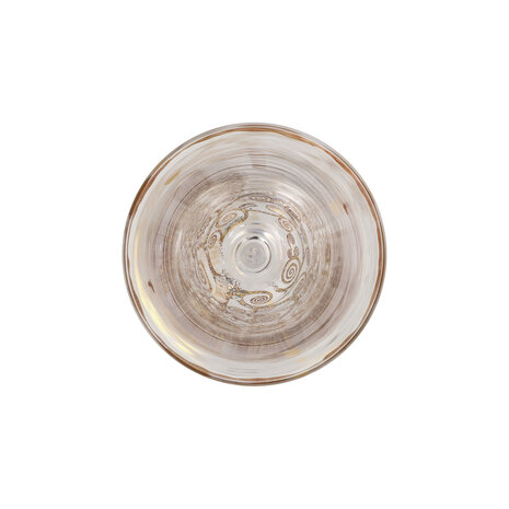 Goebel - Gustav Klimt | Champagne glas De Levensboom | Glas - 24cm - met echt goud - 100ml - 2 stuks