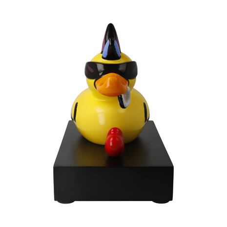 Goebel - Ed Heck | Decoratief beeld Duck Gone Wild | Porselein - eend - 22cm