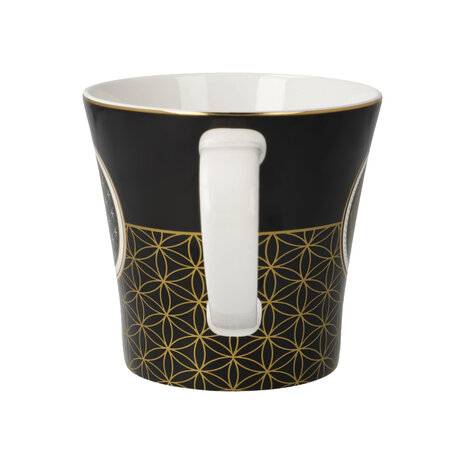 Goebel - Lotus | Koffie / Thee Mok Yin Yang Zwart | Beker- porselein - 350ml - 2 stuks