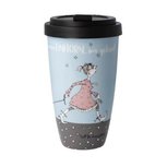 Goebel - Barbara Freundlieb | Koffie / Thee Mok Die sind doch alle verrückt | Beker to go - porselein - 500ml Goebel - Barbara Freundlieb | Koffie / Thee Mok Die sind doch alle verrückt | Beker to go - porselein - 500ml
