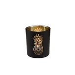 Goebel - Kerst | Windlicht Pineapple | Glas, 8cm, theelicht, waxinelicht houder Goebel - Kerst | Windlicht Pineapple | Glas, 8cm, theelicht, waxinelicht houder