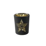 Goebel - Kerst | Windlicht Merry Christmas | Glas, 7cm, theelicht, waxinelicht houder Goebel - Kerst | Windlicht Merry Christmas | Glas, 7cm, theelicht, waxinelicht houder