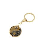 Goebel - Lotus | Sleutelhanger Yin Yang | Metaal - 9cm Goebel - Lotus | Sleutelhanger Yin Yang | Metaal - 9cm