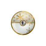Goebel® - Lotus | Broche "Bloem des Levens Wit" | Porselein, 5cm, met glaskristallen en echt goud Goebel® - Lotus | Broche "Bloem des Levens Wit" | Porselein, 5cm, met glaskristallen en echt goud