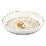 OP=OP Goebel® - Lotus | Decoratieve Schaal "Yin Yang" | Porselein, 31cm, met echt goud OP=OP Goebel® - Lotus | Decoratieve Schaal "Yin Yang" | Porselein, 31cm, met echt goud