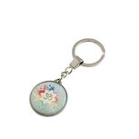OP=OP Goebel - Lotus | Sleutelhanger Om Groen | Metaal - 9cm OP=OP Goebel - Lotus | Sleutelhanger Om Groen | Metaal - 9cm