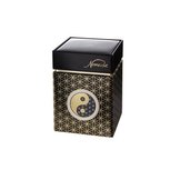 Goebel - Lotus | Theedoos Yin Yang Zwart | Metaal - 11cm - bewaardoos Goebel - Lotus | Theedoos Yin Yang Zwart | Metaal - 11cm - bewaardoos