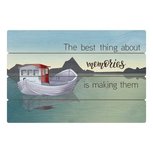 Goebel® - Scandic Home | Decoratief Bord "Fishing Boat - Memories" | Hout, 60x40cm Goebel® - Scandic Home | Decoratief Bord "Fishing Boat - Memories" | Hout, 60x40cm