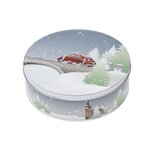 Goebel® - Scandic Home | Koektrommel "Driving Home" | Kerst, 22cm Goebel® - Scandic Home | Koektrommel "Driving Home" | Kerst, 22cm