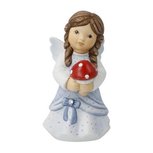 Goebel® - Nina & Marco | Decoratief beeld / figuur "Engel kleine geluksvogel" | Porselein, 13cm, met Swarovski Goebel® - Nina & Marco | Decoratief beeld / figuur "Engel kleine geluksvogel" | Porselein, 13cm, met Swarovski