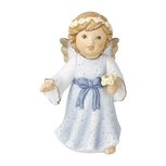 Goebel - Nina & Marco | Decoratief beeld / figuur Engel bloemengroet | Porselein - 8cm - met Swarovski Goebel - Nina & Marco | Decoratief beeld / figuur Engel bloemengroet | Porselein - 8cm - met Swarovski