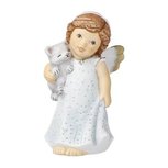 Goebel® - Nina & Marco | Decoratief beeld / figuur "Engel knuffel tijd" | Porselein, 8cm, met Swarovski Goebel® - Nina & Marco | Decoratief beeld / figuur "Engel knuffel tijd" | Porselein, 8cm, met Swarovski