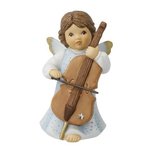Goebel® - Nina & Marco | Decoratief beeld / figuur "Engel met Cello" | Porselein, 10cm, met Swarovski® Goebel® - Nina & Marco | Decoratief beeld / figuur "Engel met Cello" | Porselein, 10cm, met Swarovski®