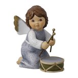 Goebel - Nina & Marco | Decoratief beeld / figuur Engel drummen is geweldig | Porselein - 8cm Goebel - Nina & Marco | Decoratief beeld / figuur Engel drummen is geweldig | Porselein - 8cm