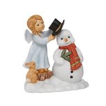 Goebel® - Nina & Marco | Decoratief beeld / figuur "Engel sneeuwpop" | Porselein, 12cm, Limited Edition Goebel® - Nina & Marco | Decoratief beeld / figuur "Engel sneeuwpop" | Porselein, 12cm, Limited Edition