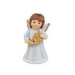 Goebel® - Nina & Marco | Decoratief beeld / figuur "Engel met Trompet" | Porselein, 10cm, met Swarovski® Goebel® - Nina & Marco | Decoratief beeld / figuur "Engel met Trompet" | Porselein, 10cm, met Swarovski®