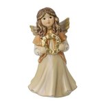 Goebel® - Kerst | Decoratief beeld / figuur "Engel kerstgroeten" | Aardewerk, 15cm, met Swarovski Goebel® - Kerst | Decoratief beeld / figuur "Engel kerstgroeten" | Aardewerk, 15cm, met Swarovski