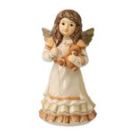 Goebel - Kerst | Decoratief beeld / figuur Engel ijverige handenarbeid | Aardewerk - 15cm Goebel - Kerst | Decoratief beeld / figuur Engel ijverige handenarbeid | Aardewerk - 15cm