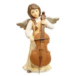 Goebel - Kerst | Decoratief beeld / figuur Engel Hemelse Symfonie I | Aardewerk - 49cm - Limited Edition - met Swarovski Goebel - Kerst | Decoratief beeld / figuur Engel Hemelse Symfonie I | Aardewerk - 49cm - Limited Edition - met Swarovski